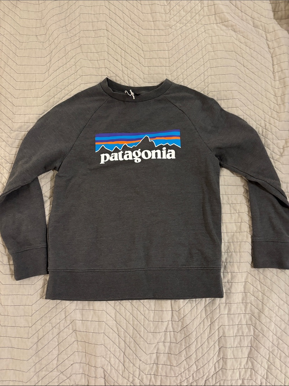 Patagonia kids logo crewneck size M